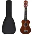 Set ukulele soprano, cu husă, pentru copii, natural, 21" GartenMobel Dekor