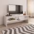 Dulap TV, stejar artizanal, 120x40x40 cm, lemn prelucrat GartenMobel Dekor