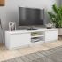 Comodă TV, gri sonoma, 140x40x35,5 cm, lemn prelucrat GartenMobel Dekor