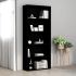 Bibliotecă cu 5 rafturi, negru, 80 x 30 x 189 cm, PAL GartenMobel Dekor