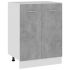 Dulap inferior, stejar maro, 60x46x81,5 cm, lemn prelucrat GartenMobel Dekor