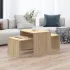 Set măsuțe de cafea, stejar sonoma, 100x48x40 cm, PAL GartenMobel Dekor