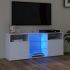 Comodă TV cu lumini LED, negru, 120x30x50 cm GartenMobel Dekor