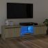 Comodă TV cu lumini LED, alb, 120x30x35,5 cm GartenMobel Dekor