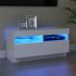 Comodă TV cu lumini LED, gri sonoma, 80x35x40 cm GartenMobel Dekor