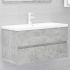 Dulap de chiuvetă, gri beton, 80x38,5x45 cm, PAL GartenMobel Dekor