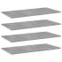 Rafturi de perete, 4 buc., gri sonoma, 80x40x1,5 cm, lemn GartenMobel Dekor
