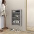 Pantofar de perete, gri beton, 80x18x60 cm, PAL GartenMobel Dekor