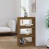Bibliotecă/Separator cameră,alb,80x30x167,5 cm, lemn masiv pin GartenMobel Dekor