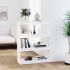 Bibliotecă/Separator cameră, gri, 80x30x167,4 cm lemn masiv pin GartenMobel Dekor