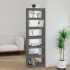 Bibliotecă/Separator cameră,gri, 80x30x167,5 cm, lemn masiv pin GartenMobel Dekor
