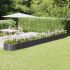 Strat înălțat grădină 152x80x68 cm oțel vopsit electrostatic GartenMobel Dekor