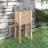 Jardiniere grădină 2 buc. maro miere 31x31x70 cm lemn masiv pin GartenMobel Dekor