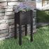 Jardiniere grădină 2 buc. maro miere 31x31x70 cm lemn masiv pin GartenMobel Dekor