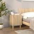 Noptiere, 2 buc., alb, lemn prelucrat GartenMobel Dekor