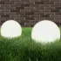 Lămpi bol cu LED 2 buc, sferice, 25 cm, PMMA GartenMobel Dekor