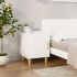 Noptiere, 2 buc., alb, lemn prelucrat GartenMobel Dekor