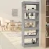 Bibliotecă/Separator cameră, gri sonoma, 60x30x166 cm, PAL   GartenMobel Dekor