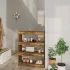 Bibliotecă/Separator de cameră stejar 80x30x103cm lemn compozit GartenMobel Dekor