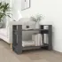 Bibliotecă/Separator cameră, gri, 80x35x56,5 cm, lemn masiv pin GartenMobel Dekor
