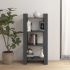 Bibliotecă/Separator cameră,alb, 60x35x125 cm, lemn masiv pin GartenMobel Dekor