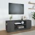 Comodă TV, gri, 110x35x40,5 cm, lemn masiv de pin GartenMobel Dekor