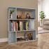 Bibliotecă/Separator, sonoma gri, 80x24x96cm, lemn prelucrat GartenMobel Dekor