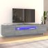 Comodă TV cu lumini LED, alb, 160x35x40 cm GartenMobel Dekor