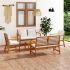 Set mobilier de grădină cu perne, 5 piese, lemn masiv acacia GartenMobel Dekor