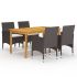 Set mobilier de grădină, 5 piese, bej GartenMobel Dekor