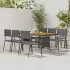 Set de mobilier de exterior, 7 piese, gri, poliratan GartenMobel Dekor