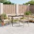 Set mobilier de grădină cu perne, 3 piese, bej, poliratan GartenMobel Dekor