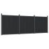 Set panouri pentru gard, gri, 173x186 cm, WPC GartenMobel Dekor