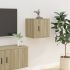 Dulap TV montat pe perete, gri sonoma, 40x34,5x40 cm GartenMobel Dekor