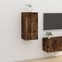 Dulap TV montat pe perete, stejar fumuriu, 40x34,5x40 cm GartenMobel Dekor