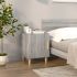 Noptiere, 2 buc., alb, lemn prelucrat GartenMobel Dekor
