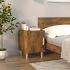 Noptiere, 2 buc., alb, lemn prelucrat GartenMobel Dekor