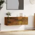 Dulap de perete, stejar fumuriu, 100x36,5x35 cm, lemn prelucrat GartenMobel Dekor