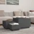 Cutii de depozitare cu capace 3 buc., gri, lemn masiv de pin GartenMobel Dekor