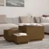 Cutii de depozitare cu capace 3 buc., gri, lemn masiv de pin GartenMobel Dekor