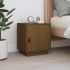 Noptiere, 2 buc., alb, 40x34x45 cm, lemn masiv de pin GartenMobel Dekor