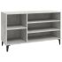 Pantofar, alb extralucios, 102x36x60 cm, lemn compozit GartenMobel Dekor