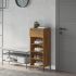 Pantofar, gri sonoma, 40x36x105 cm, lemn compozit GartenMobel Dekor