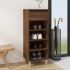 Pantofar, alb extralucios, 40x36x105 cm, lemn compozit GartenMobel Dekor