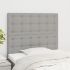 Tăblii de pat, 2 buc, negru, 90x5x78/88 cm, textil GartenMobel Dekor