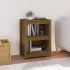 Bibliotecă, maro miere, 50x35x125,5 cm, lemn masiv de pin GartenMobel Dekor