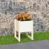 Jardinieră, alb, 78x40x52 cm, lemn masiv de pin GartenMobel Dekor