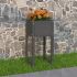 Jardiniere, 2 buc, 40x40x81 cm, lemn masiv de pin GartenMobel Dekor