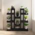 Suport pentru plante, gri, 104,5x25x109,5 cm, lemn masiv pin GartenMobel Dekor