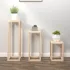 Set suport de plante, 3 piese, lemn masiv de pin GartenMobel Dekor